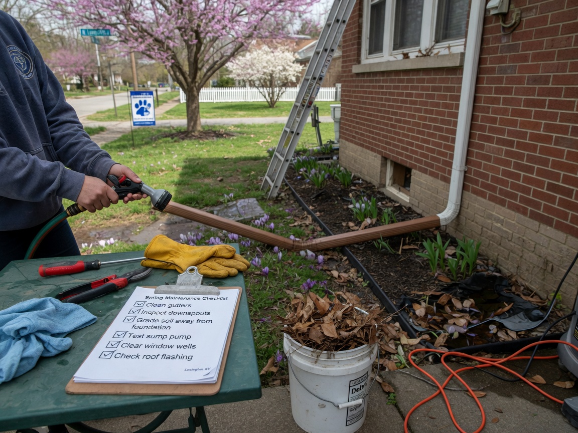 Spring Maintenance Checklist to Reduce Water Damage Risk in Lexington
